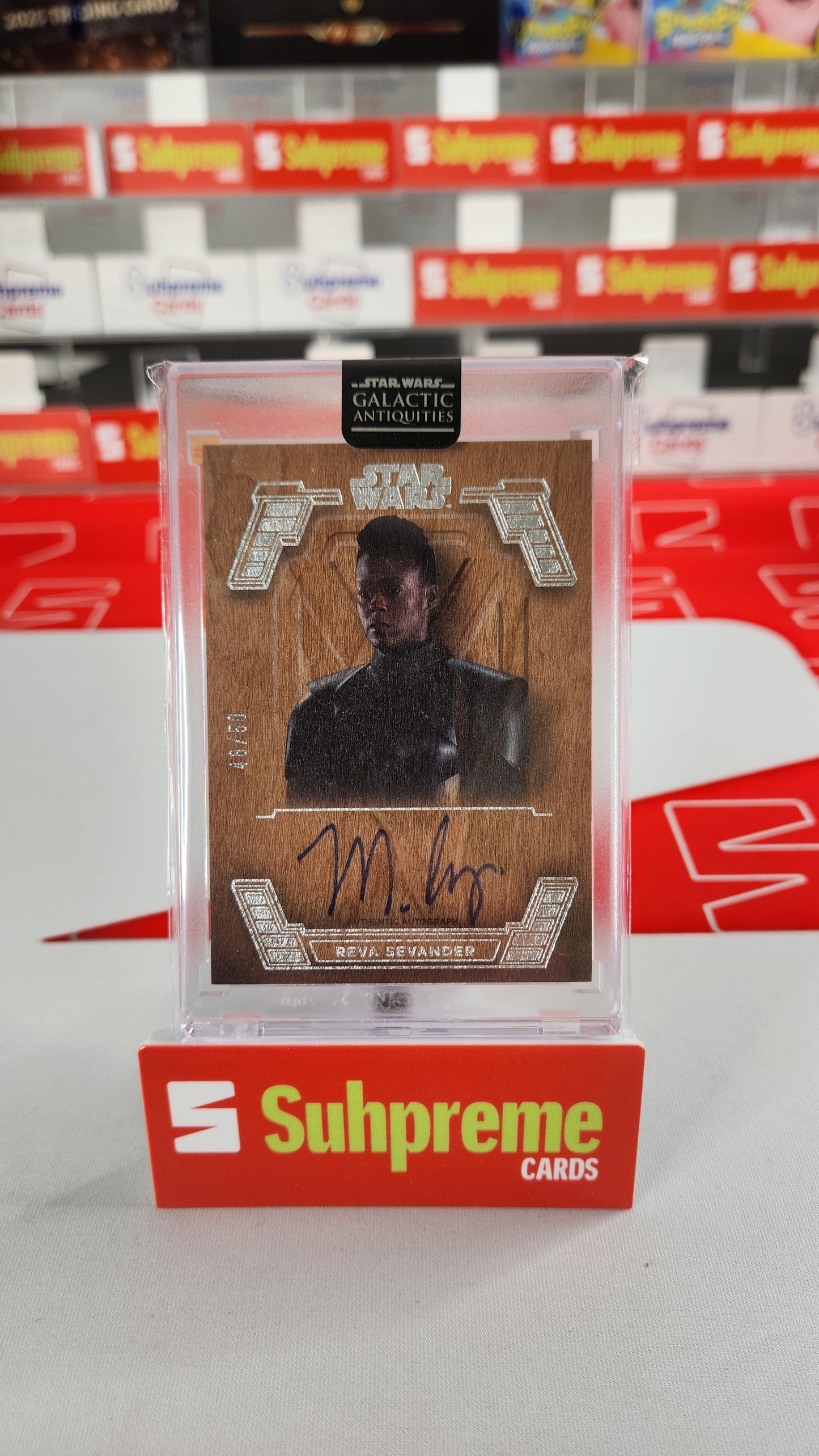 2024 Galactic Antiquities Reva Wood Autograph /50