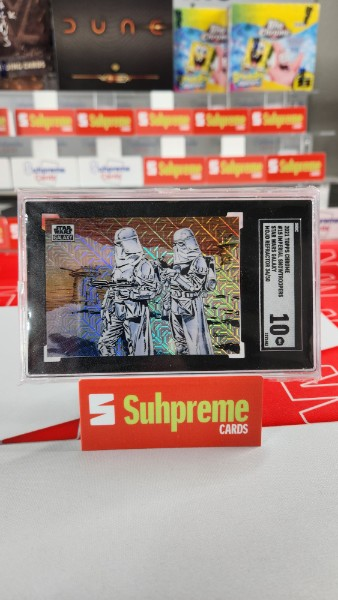 2021 Topps Galaxy Imperial Stormtroopers Mojo Refractor /50 SGC 10