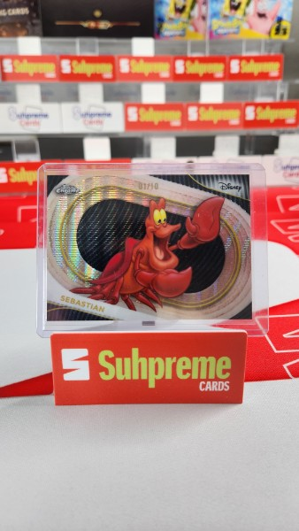 2025 Topps Disney Chrome Sebastian Black Wave /10