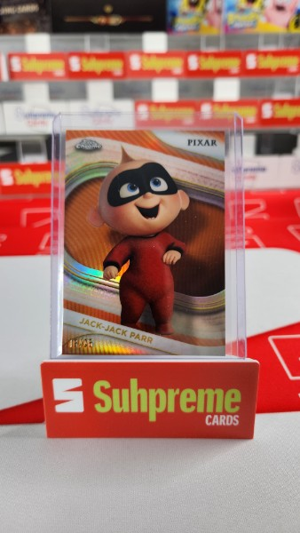 2025 Disney Chrome Jack Jack Parr Orange Refractor /25