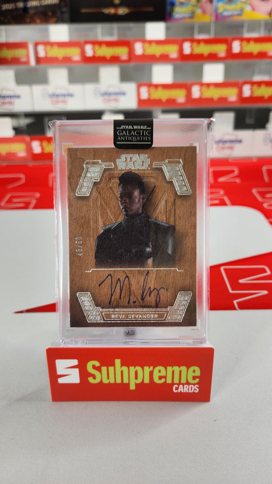2024 Galactic Antiquities Reva Wood Autograph /50